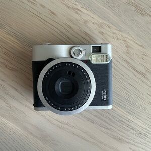 Fujifilm Instax Mini 90 Camera - Black and Silver